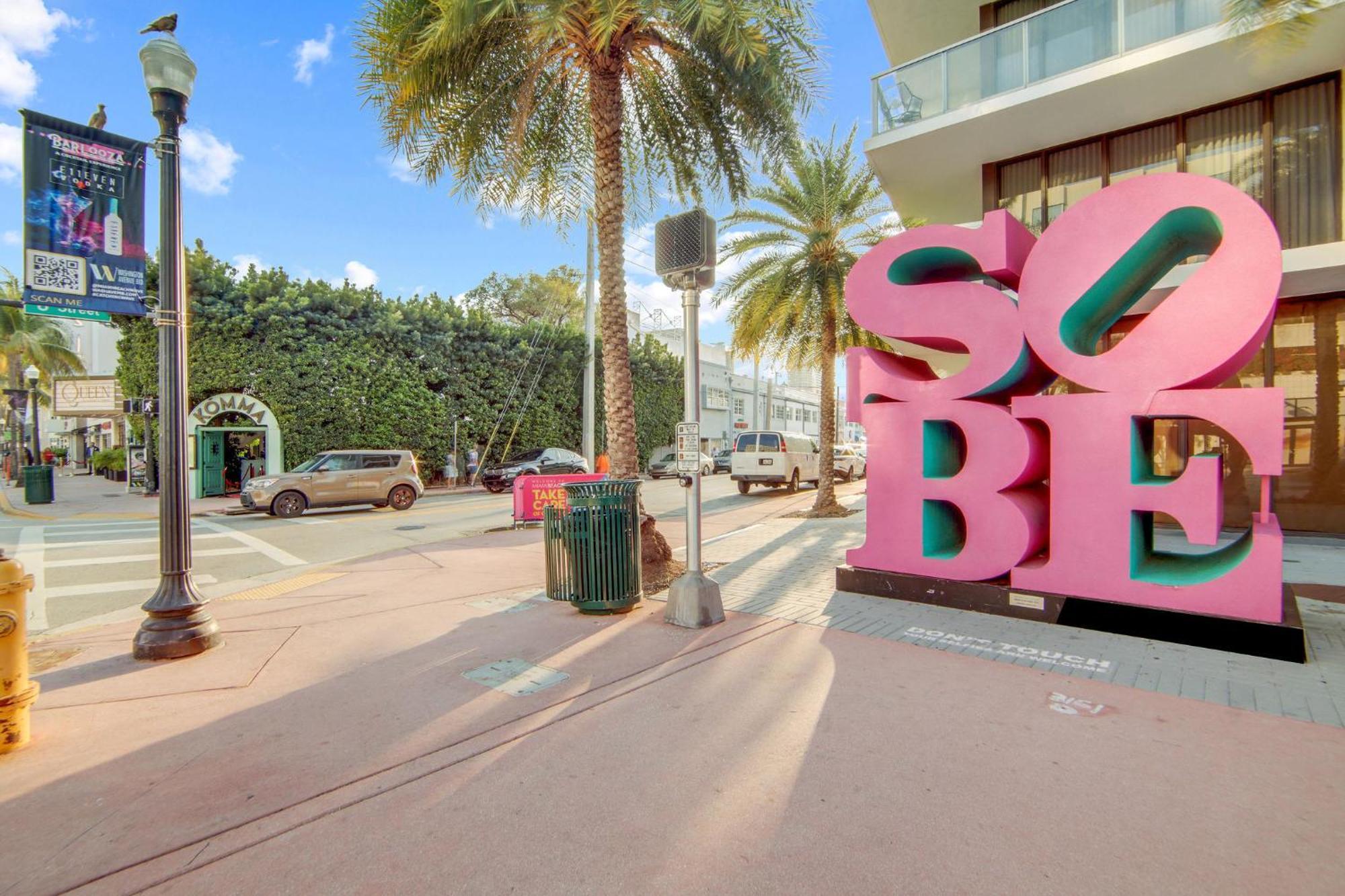Chic Large Studio Apt Near Ocean Drive South Beach Miami Beach Zewnętrze zdjęcie